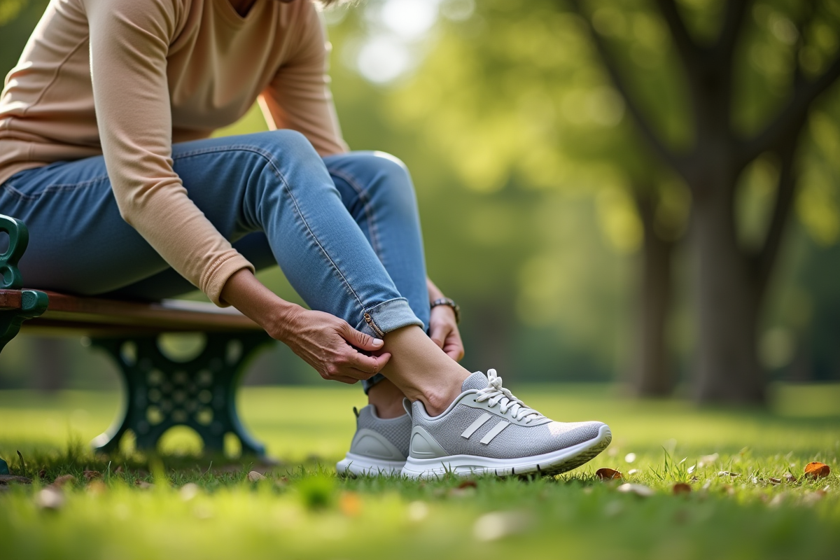 Chaussures adaptées pour soulager l’arthrose du genou