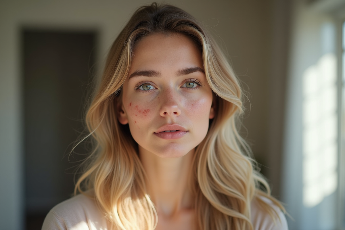 Maladie causant des boutons sur le visage : identification et traitement